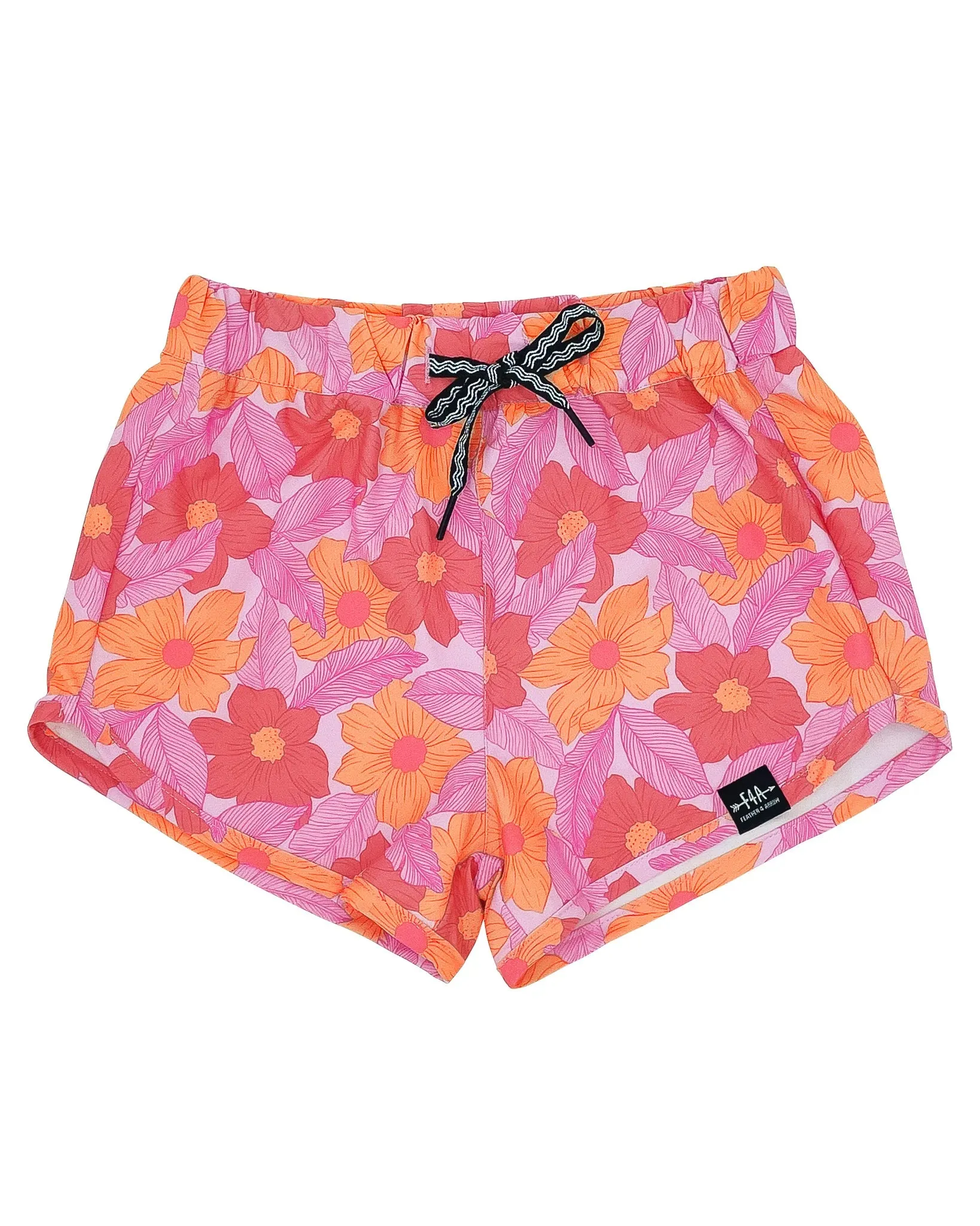 2yrs, 8yrs Surf Short in Swept Away Floral