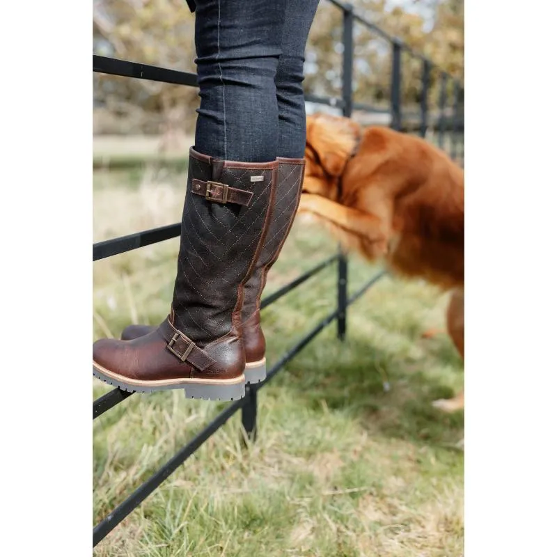 Barbour Willow Tall Waterproof Ladies Boot  - Dark Brown