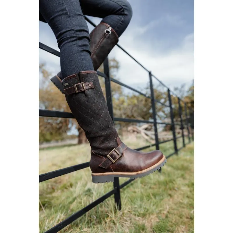 Barbour Willow Tall Waterproof Ladies Boot  - Dark Brown