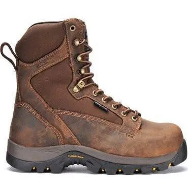 Carolina Men's Forrest 8” WP Ins Comp Toe Work Boot - Brown - CA4515