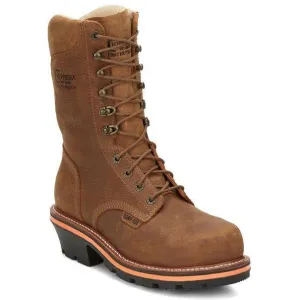 Chippewa Men's Thunderstruck 10" Nano Comp Toe Work Boot Brown- TH1030