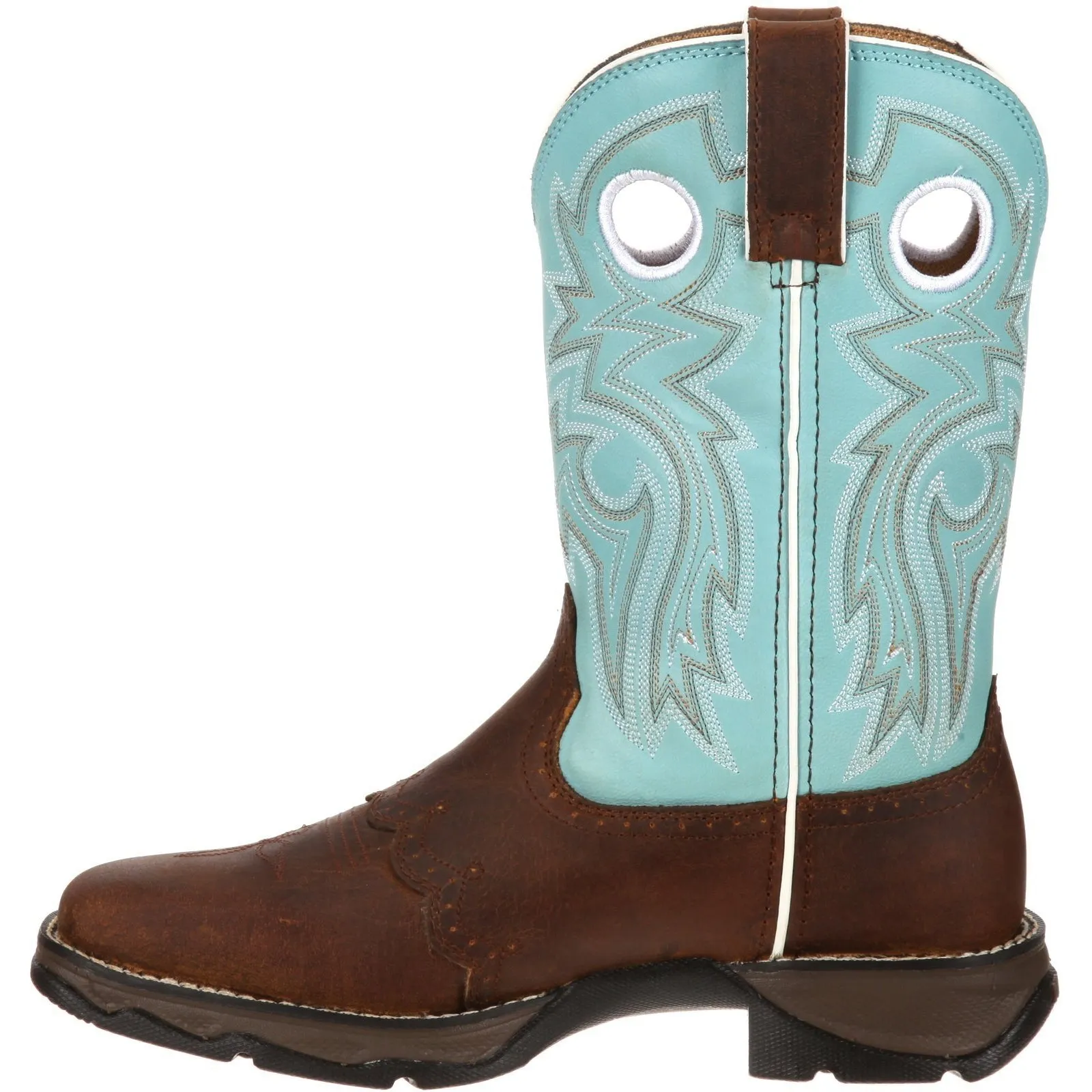 Durango Women's Lady Rebel Square Toe Western Boot - Brown - RD3471