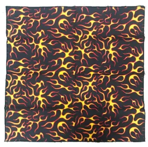 FIRE FLAMES 22 INCH BANDANA