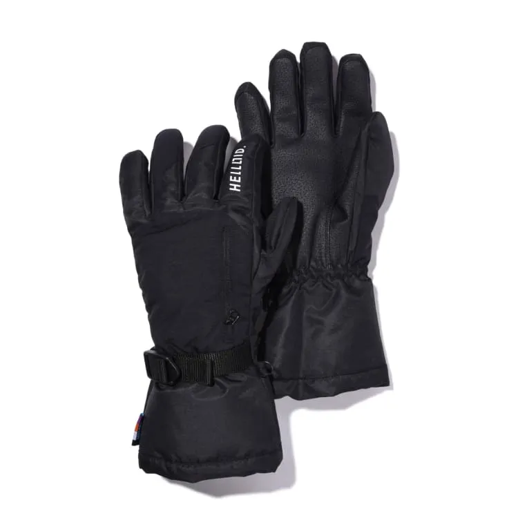 Helloid Five Finger Snow Glove-BLACK