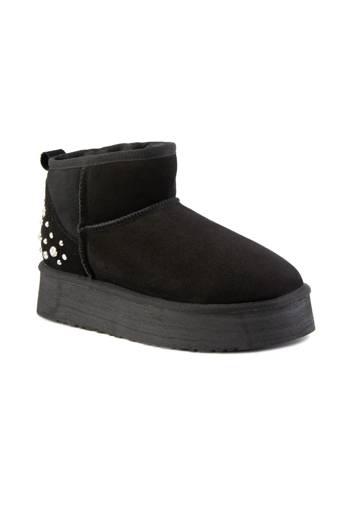 High Sole Stone Ugg Boots 191302 Black