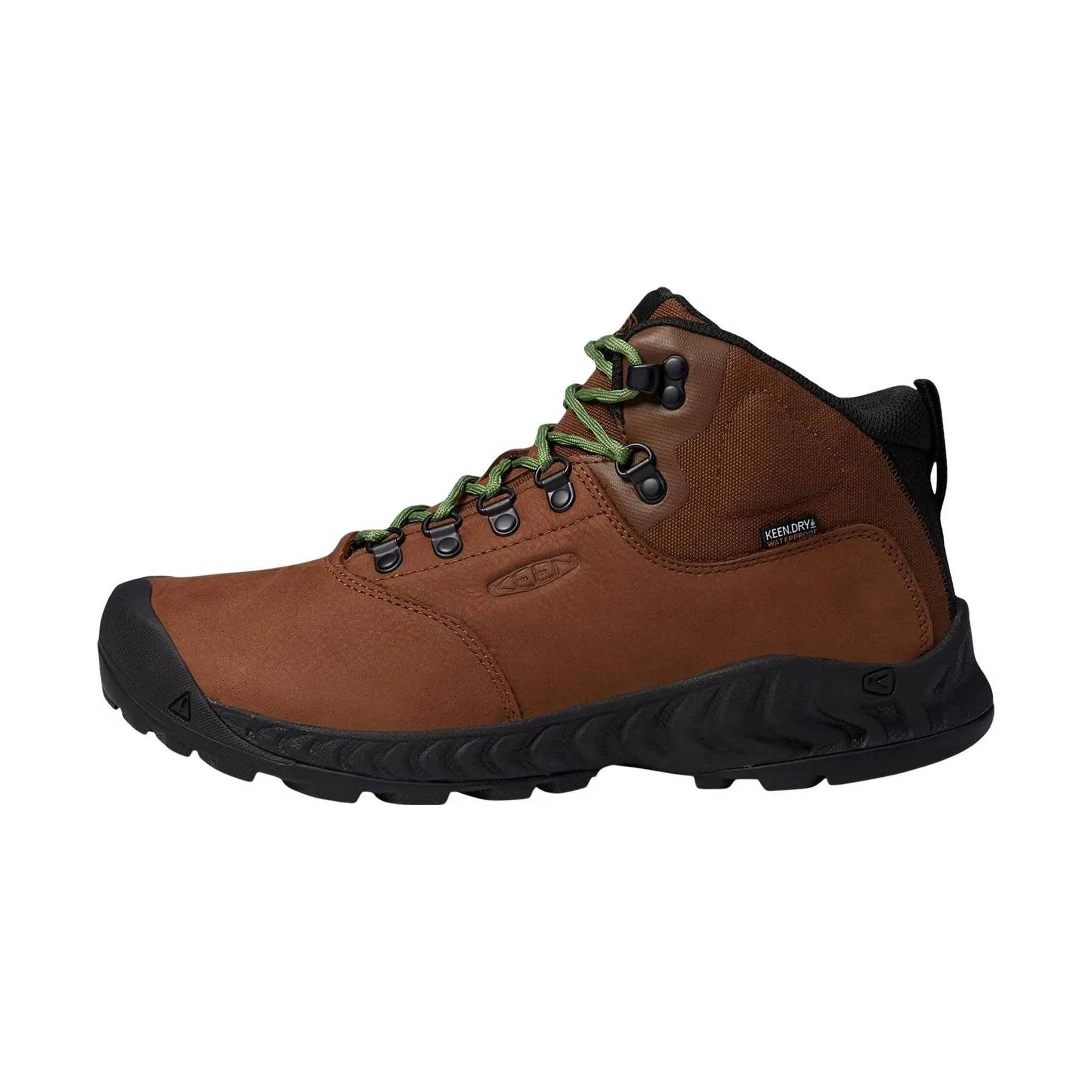 KEEN Men's NXIS Explorer Mid Waterproof Boot - Bison/Golden Yellow