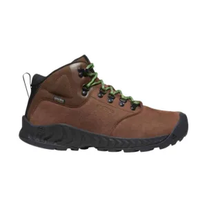 KEEN Men's NXIS Explorer Mid Waterproof Boot - Bison/Golden Yellow