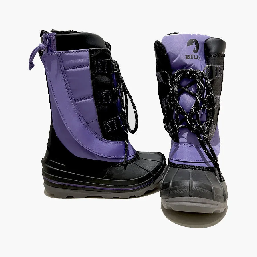 Kid's Billy Ice Boot (Black/Purple)