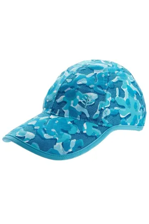 Kid's Wave Rider Sport Cap  |  Aruba Blue Sea Camo