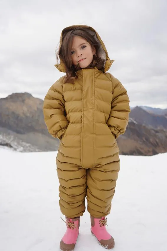 Konges Sløjd Ace Rain Snowsuit Pu | Dull Gold