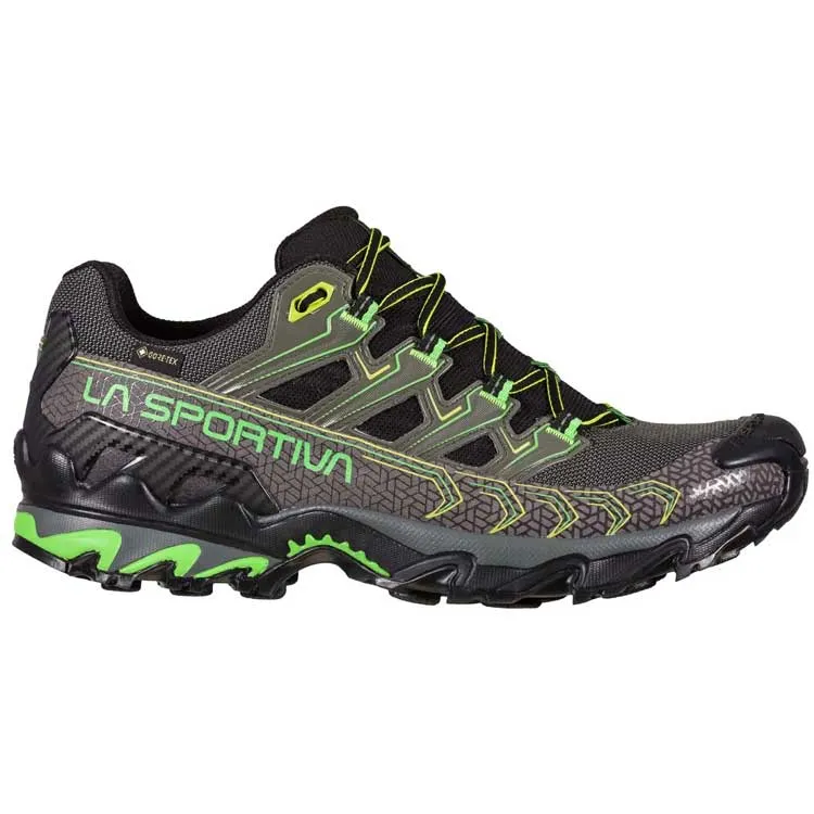 La Sportiva Ultra Raptor II GTX Mens Hiking Shoe - Metal/Flash Green