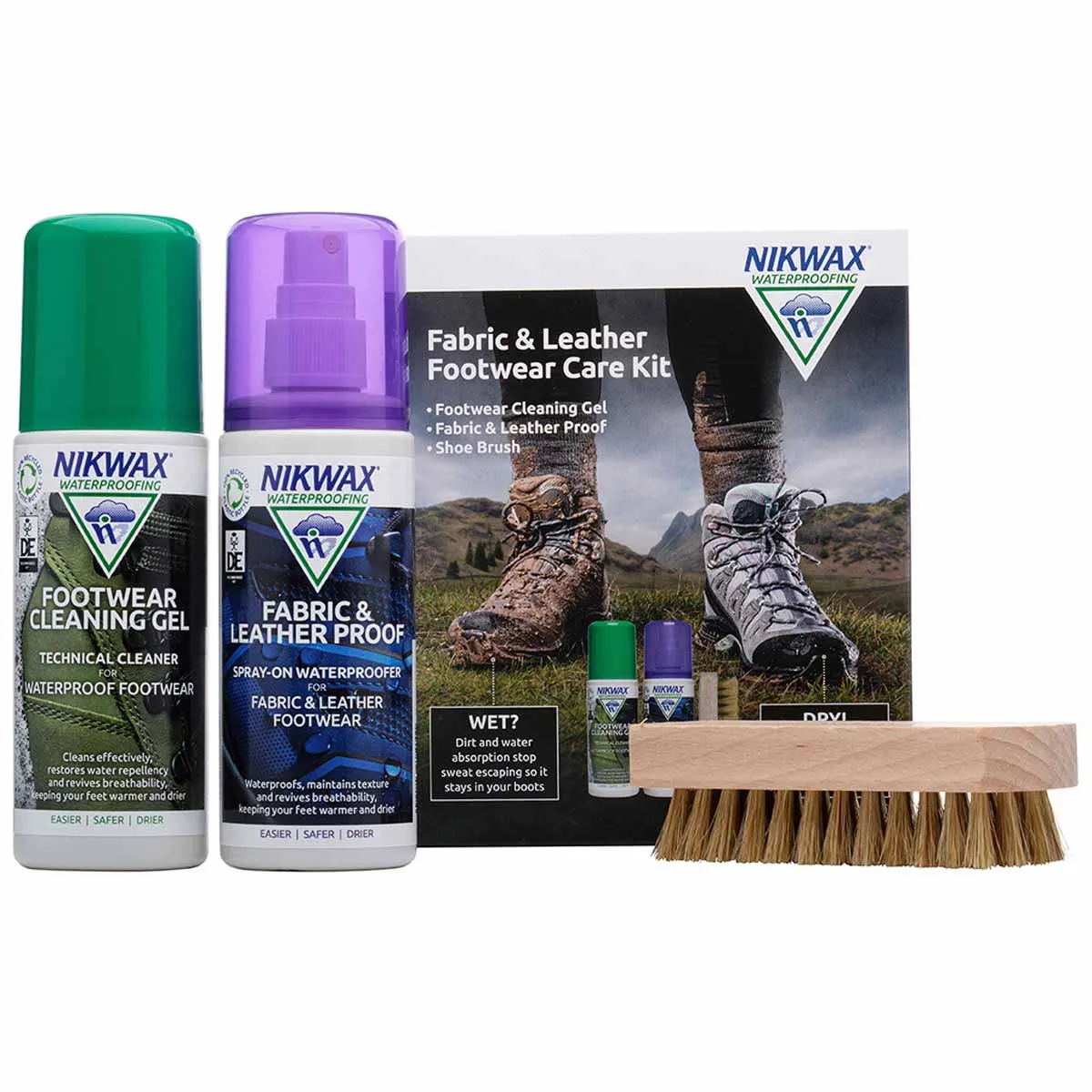 Nikwax Fabric & Leather Footwear Care Kit