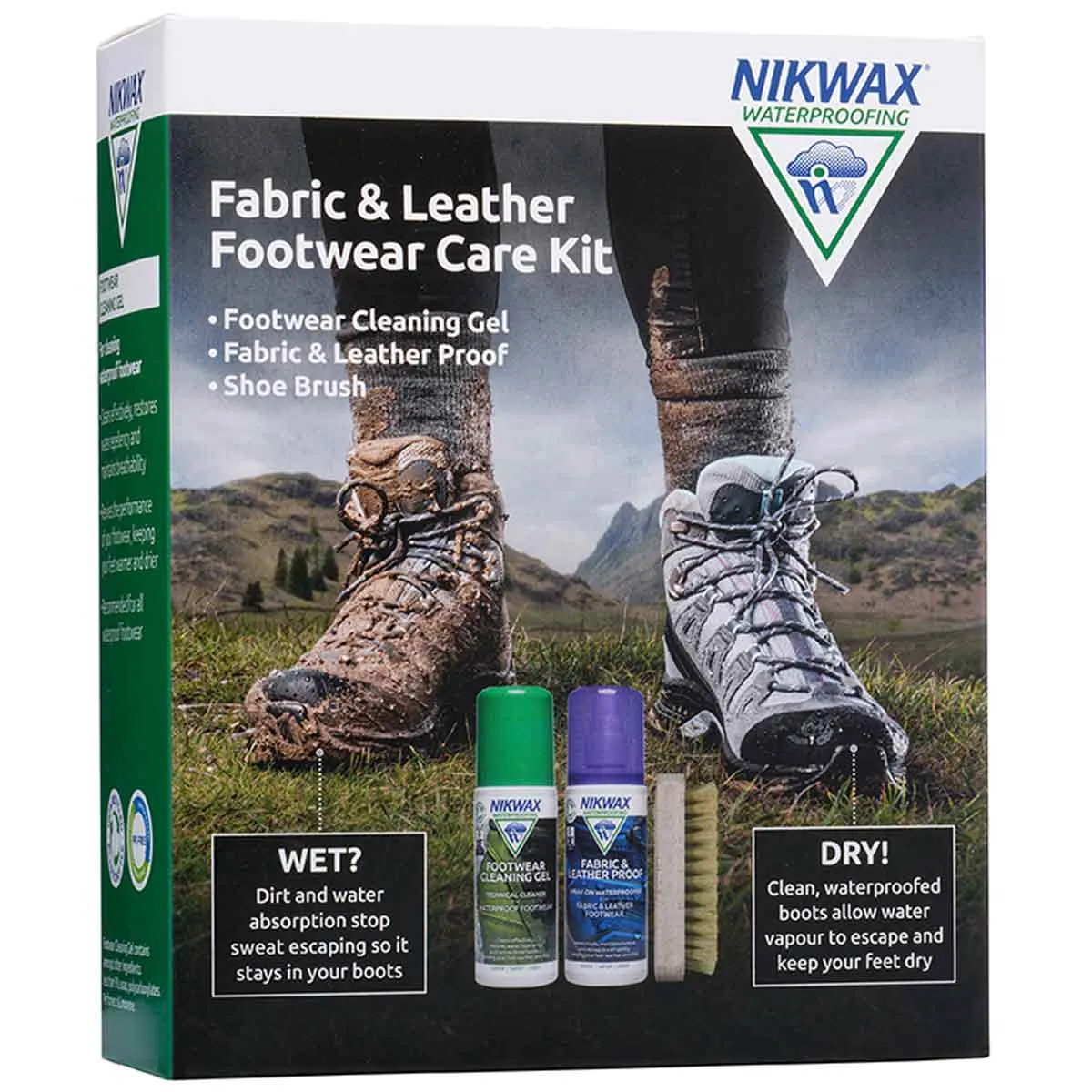 Nikwax Fabric & Leather Footwear Care Kit