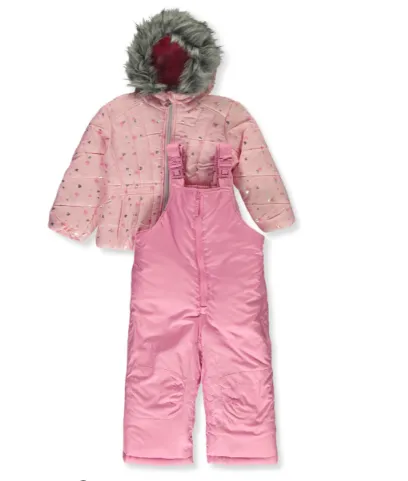 Rothschild Little Girls 2 pc snowsuit