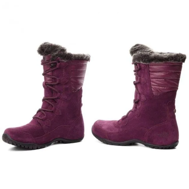 The North Face Nuptse Purna Ii Women Lifestyle Boots Fig/Weathered  Black