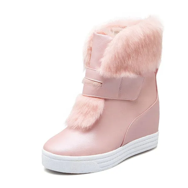 Thick Fur Warm Waterproof Winter Snow Boots