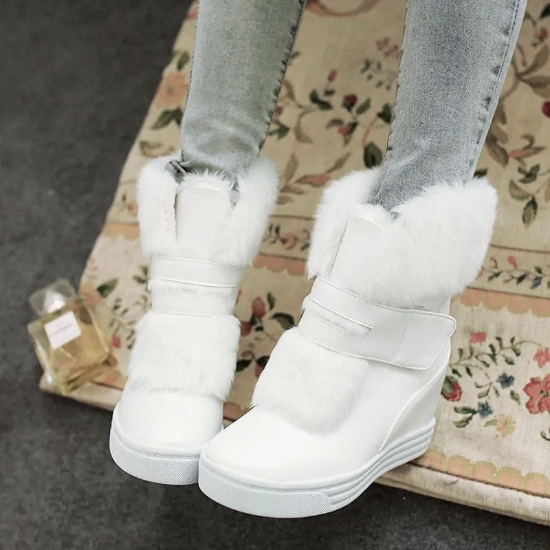 Thick Fur Warm Waterproof Winter Snow Boots