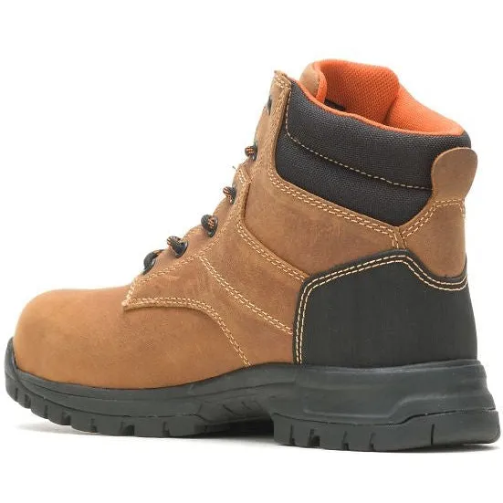 Wolverine Women's Piper 6" WP Comp Toe Work Boot -Brown- W221032