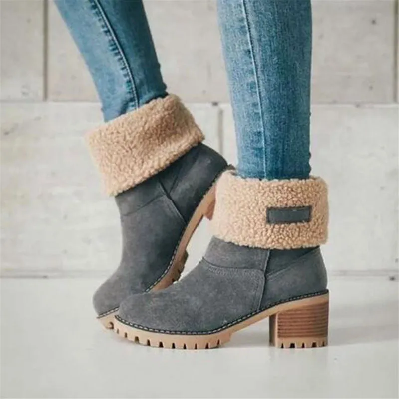 Women's Winter Fur Warm Snow Boots